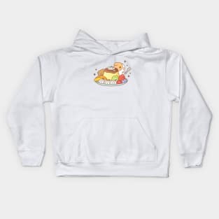 Guinea pig with Japanese Pudding Kids Hoodie